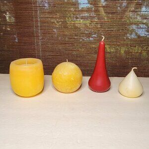 Lot of 4 Assorted Candles NWOT